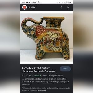 Japanese Satsuma Plant Stand